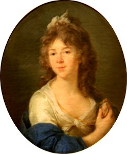 Jean-Jacques Le Barbier - Portrait de Madame Rolland. Free illustration for personal and commercial use.