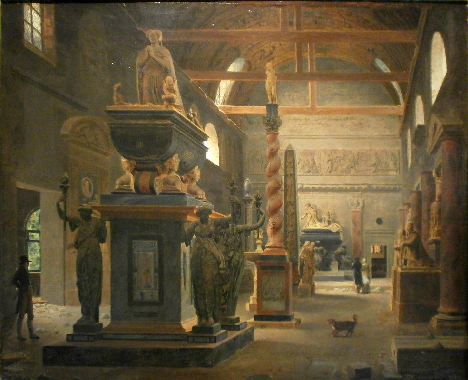 Jean-Lubin Vauzelle - La Salle d'introduction du musée des Monuments français