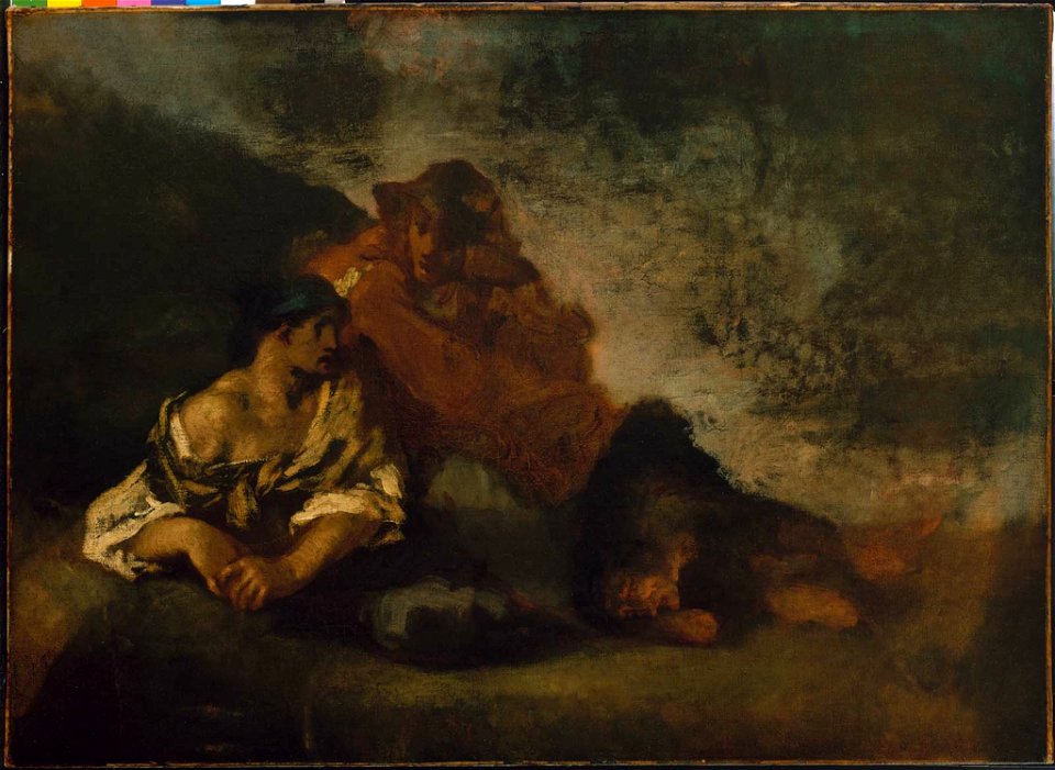 Jean-François Millet - Two Reclining Figures - 17.1482 - Museum of Fine Arts