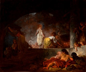 Jean-Honoré Fragonard - The Laundresses - 76-1937 - Saint Louis Art Museum