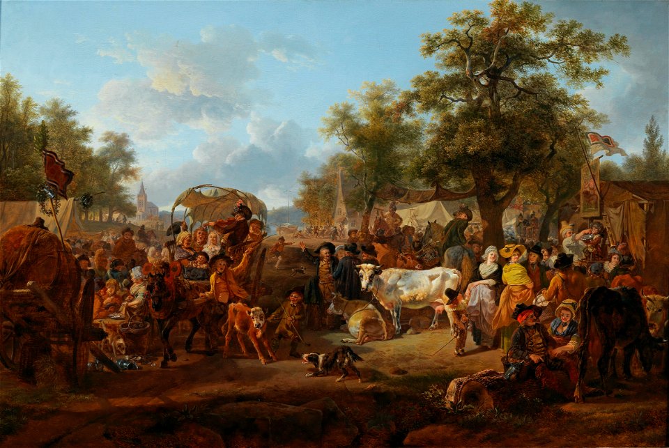 Jean-Louis de Marne Jahrmarkt im Dorf