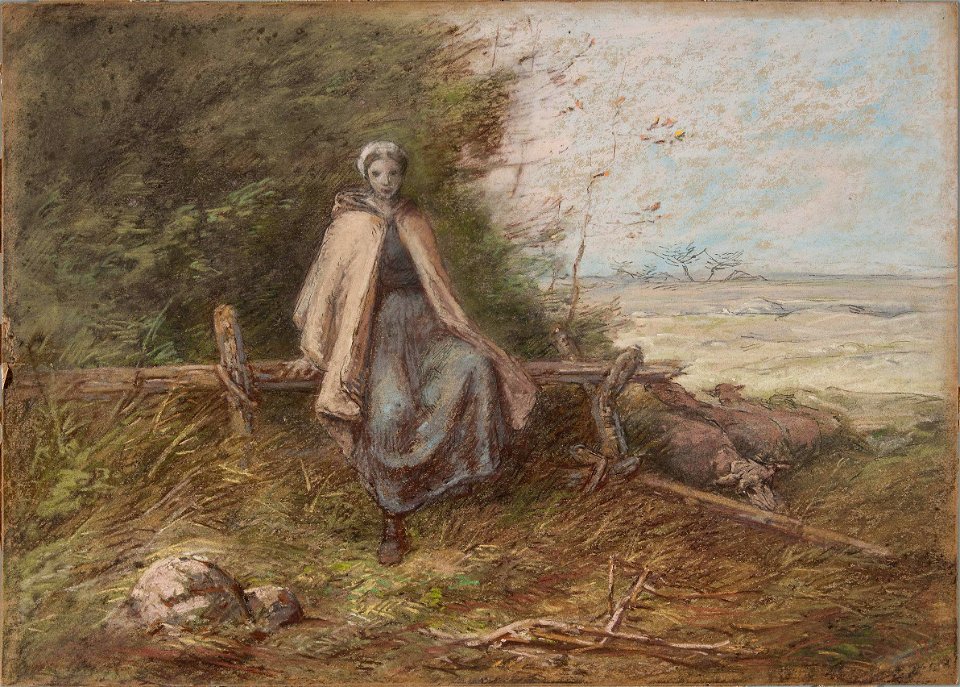 Jean-François Millet - Pastuszka 2