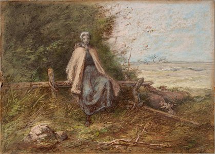 Jean-François Millet - Pastuszka 2