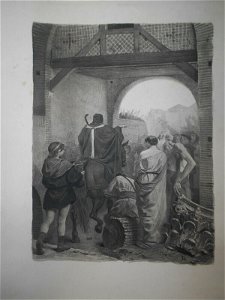 Jean-Paul Laurens - Récits des temps mérovingiens - L'arrivée de Grégoire à Soissons