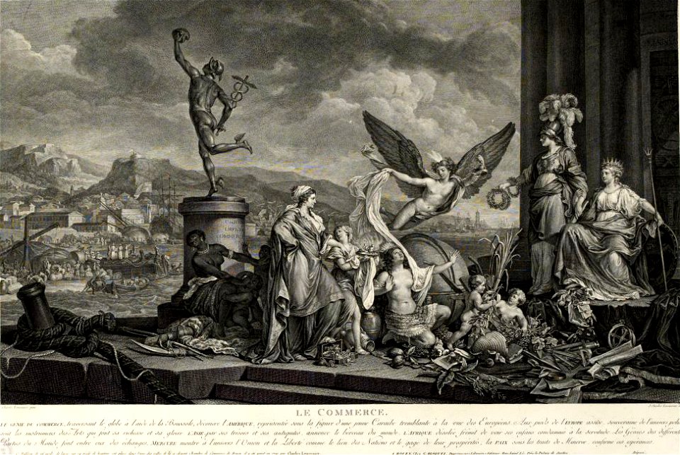 Jean-Charles Levasseur - Anicet-Charles-Gabriel Lemonnier - Le Commerce