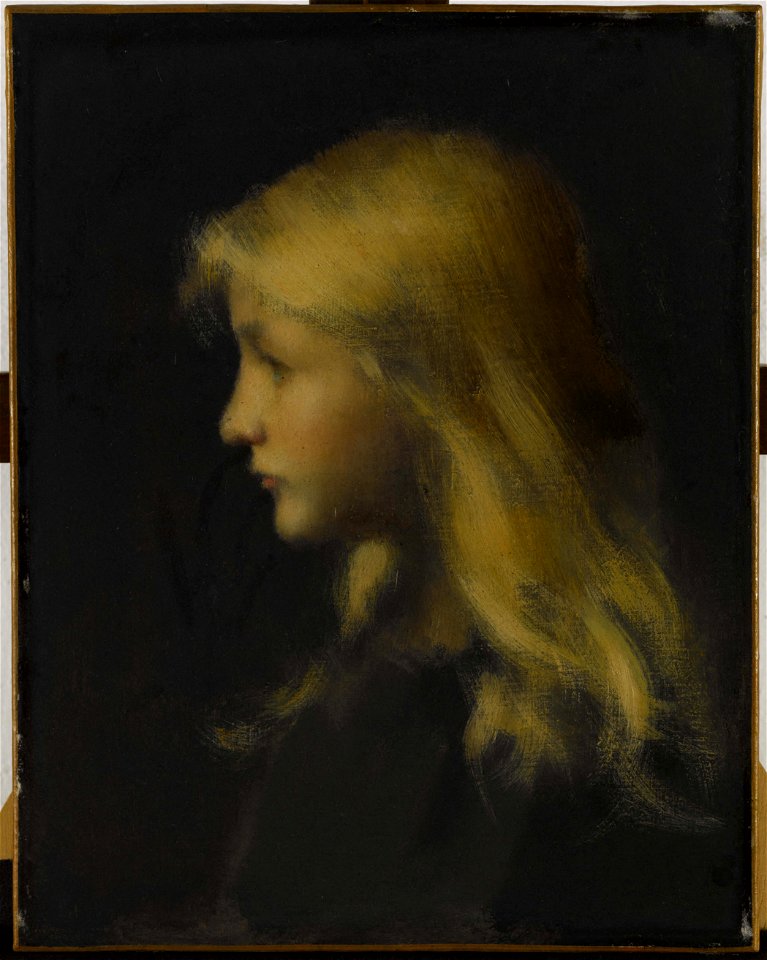 Jean-Jacques Henner - Fillette blonde - PPP194 - Musée des Beaux-Arts de la ville de Paris