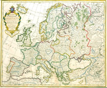 Jean-Claude Dezauche - Map of Europe - Google Art Project