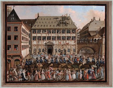 Jean-Henri Cless Pillage de l'hotel de ville de Strasbourg, inv. 77.985.0.427