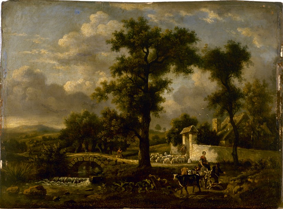 Jean-Louis Demarne - Scène champêtre - PPP4827 - Musée des Beaux-Arts de la ville de Paris