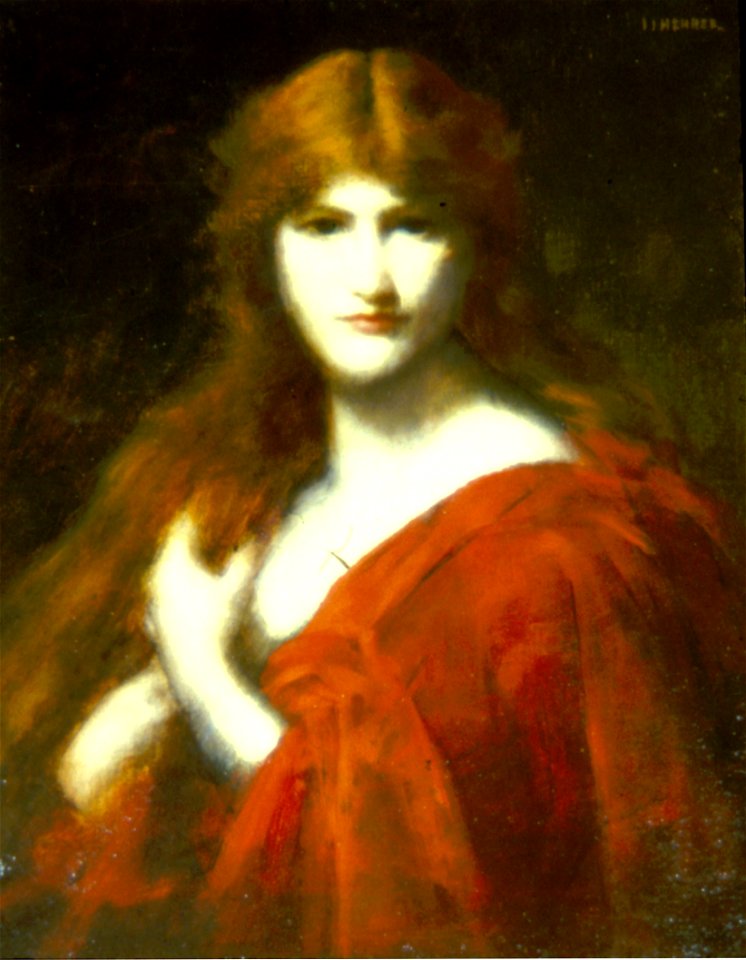 Jean-Jacques Henner - The Redhead - 198-1977 - Saint Louis Art Museum