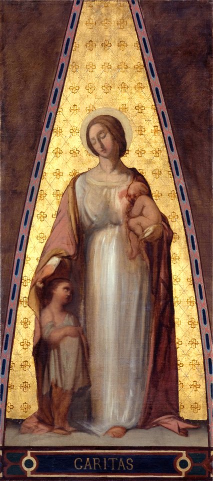 Jean-François Brémond - Esquisse pour l'église Saint-Jacques-Saint-Christophe de la Villette , La Charité - PPP4529 - Musée des Beaux-Arts de la ville de Paris