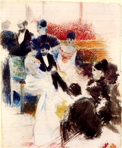 Jean-Louis Forain Parisienne Salon