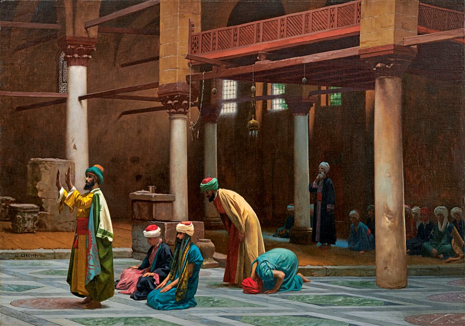 Jean-Léon Gérôme - Prayers in the Mosque