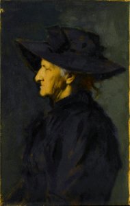 Jean-Jacques Henner - Madame Séraphin Henner - PPP187 - Musée des Beaux-Arts de la ville de Paris. Free illustration for personal and commercial use.