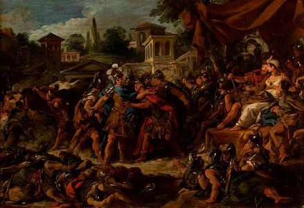 Jean-François de Troy - Le Combat des soldats nés des dents du serpent - PPP4989 - Musée des Beaux-Arts de la ville de Paris