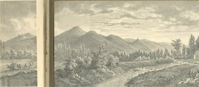 Jean-Nicolas Karth Vue Ingersheim, album CE XXVIII.184 (3)