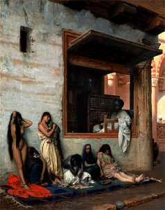 Jean-Léon Gérôme - The Slave Market - Google Art Project. Free illustration for personal and commercial use.