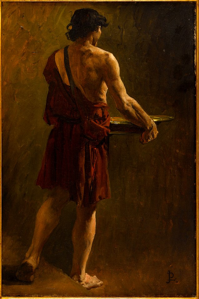 Jean-Paul Laurens - Récits des temps mérovingiens , un esclave - PDUT1497 - Musée des Beaux-Arts de la ville de Paris