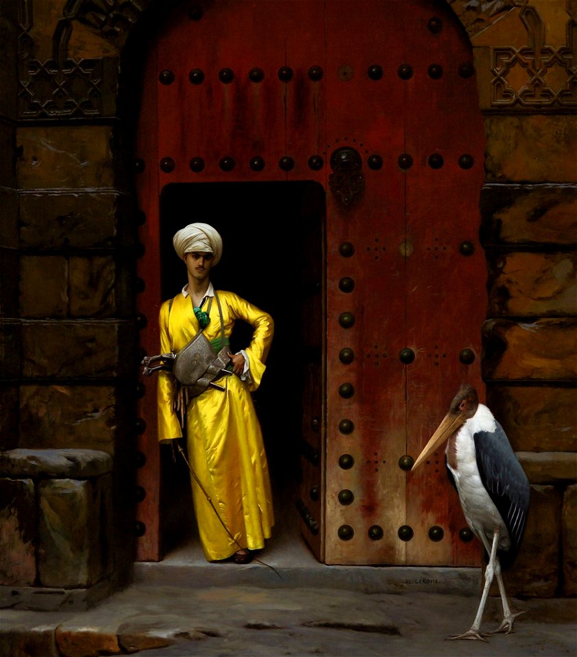 Jean-Léon Gérôme - The Marabou - Arnot Art Museum