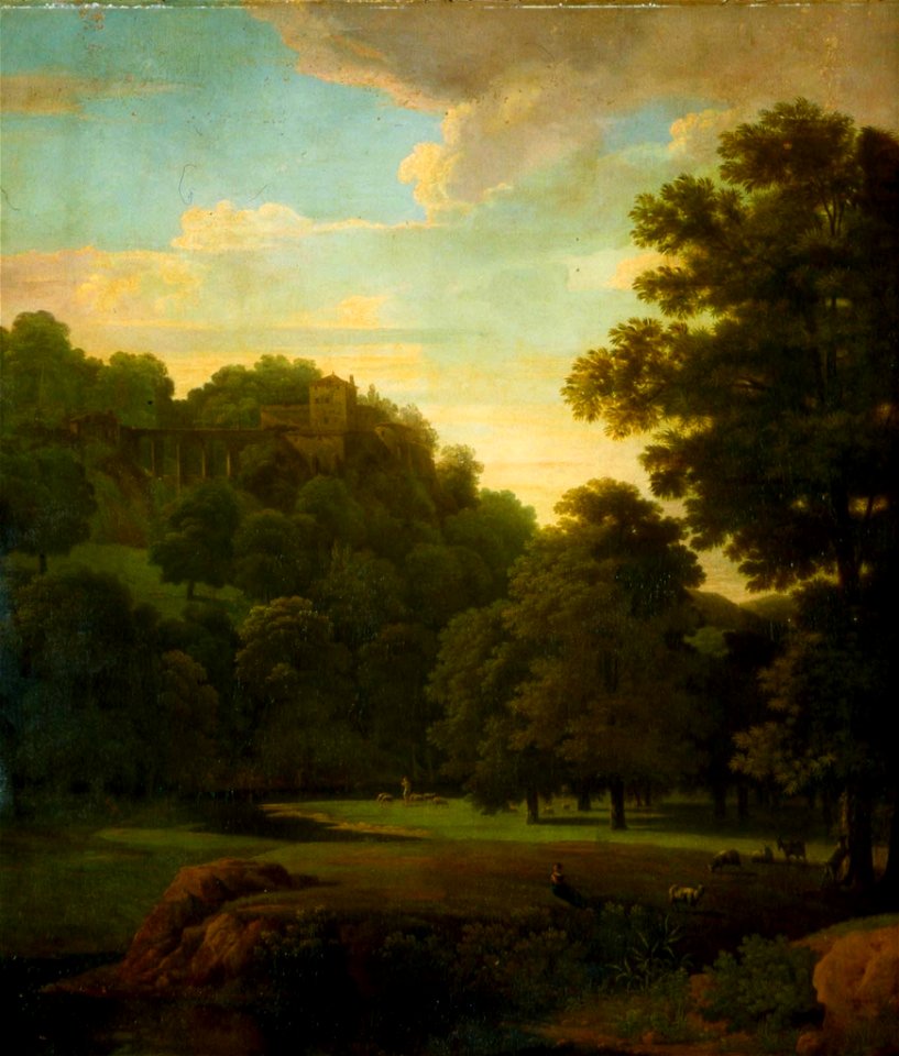 Jean-Victor Bertin - Landscape with Bathers and Shepherds - 1981.721 - Museum of Fine Arts