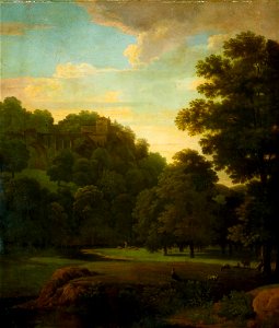 Jean-Victor Bertin - Landscape with Bathers and Shepherds - 1981.721 - Museum of Fine Arts