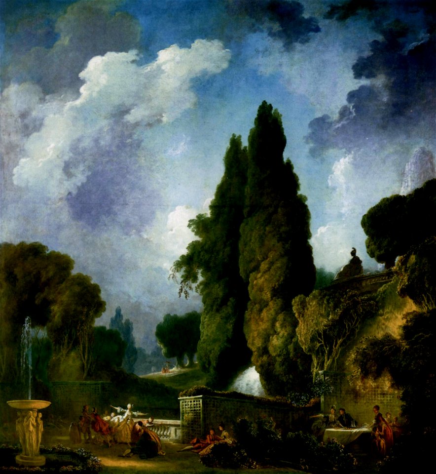 Jean-Honoré Fragonard - Blind Man's Bluff
