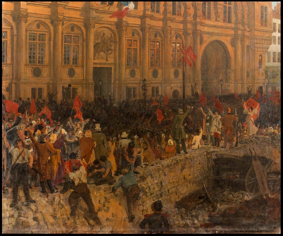 Jean-Paul Laurens - Proclamation de la République le 24 février 1848 - PPP80 - Musée des Beaux-Arts de la ville de Paris