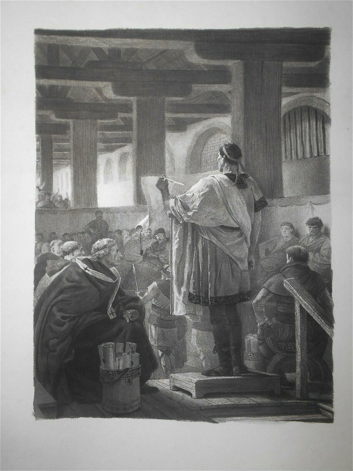 Jean-Paul Laurens - Récits des temps mérovingiens - Ses magistrats, les décurions