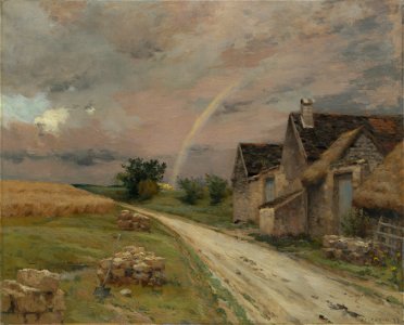 Jean-Charles Cazin - The Rainbow, Achères la Forêt - 1922.328 - Cleveland Museum of Art