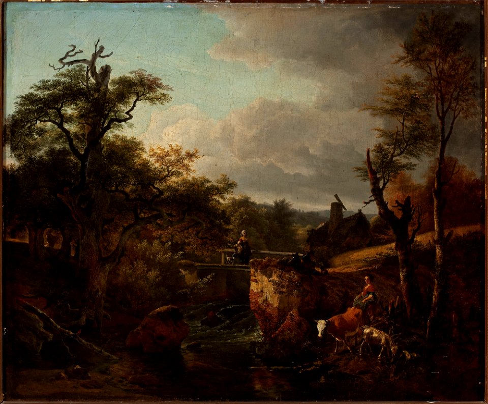Jean-Louis Demarne - Landscape with a waterfall - 181368 MNW - National Museum in Warsaw
