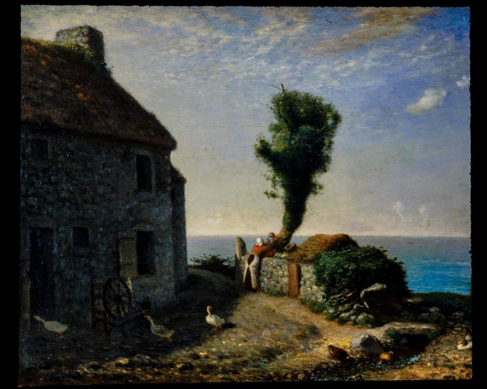 Jean-François Millet - End of the Hamlet of Gruchy - 17.1501 - Museum of Fine Arts