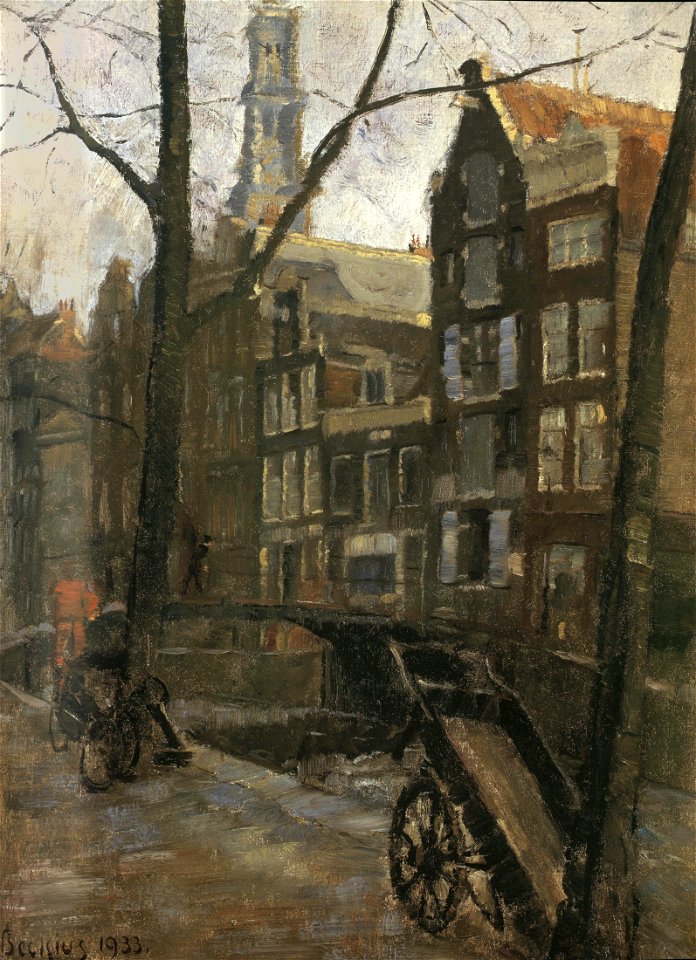Jean-Pierre Beckius, Amsterdam Gracht (1933) (1)