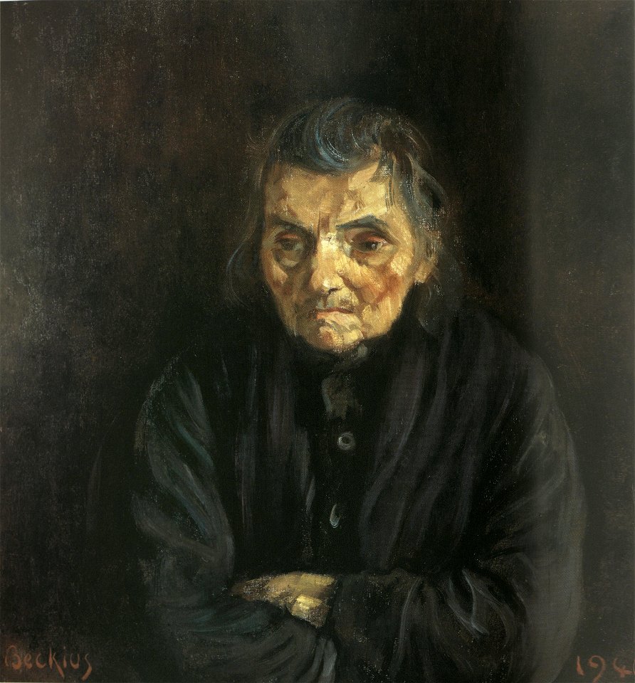 Jean-Pierre Beckius, mère de l'artiste (1940)