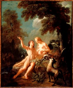 Jean-Joseph Dumons - Adam et Eve au Paradis - PPP2513 - Musée des Beaux-Arts de la ville de Paris