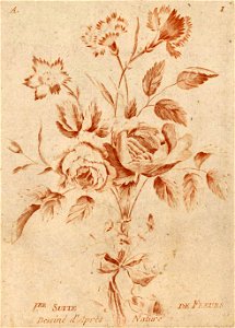 Jean-Jacques Avril - roses et œillets