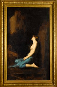 Jean-Jacques Henner - La Magdeleine - PPP184 - Musée des Beaux-Arts de la ville de Paris. Free illustration for personal and commercial use.