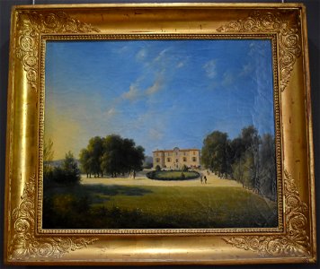 Jean-Louis Petit - Vue nord du parc et du Château de Foucaud 01
