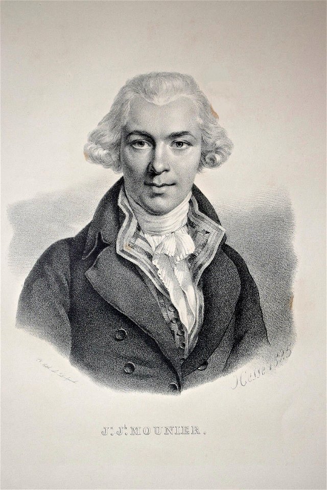 Jean-Joseph Mounier - gravure de Delpech