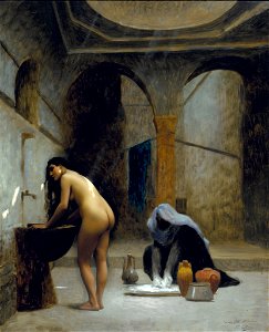 Jean-Léon Gérôme - Moorish Bath - 66.280 - Rhode Island School of Design Museum