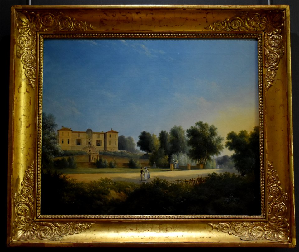 Jean-Louis Petit - Vue sud du parc et du Château de Foucaud 01