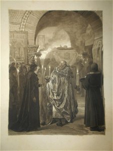 Jean-Paul Laurens - Récits des temps mérovingiens - Et, menant lui-même le deuil