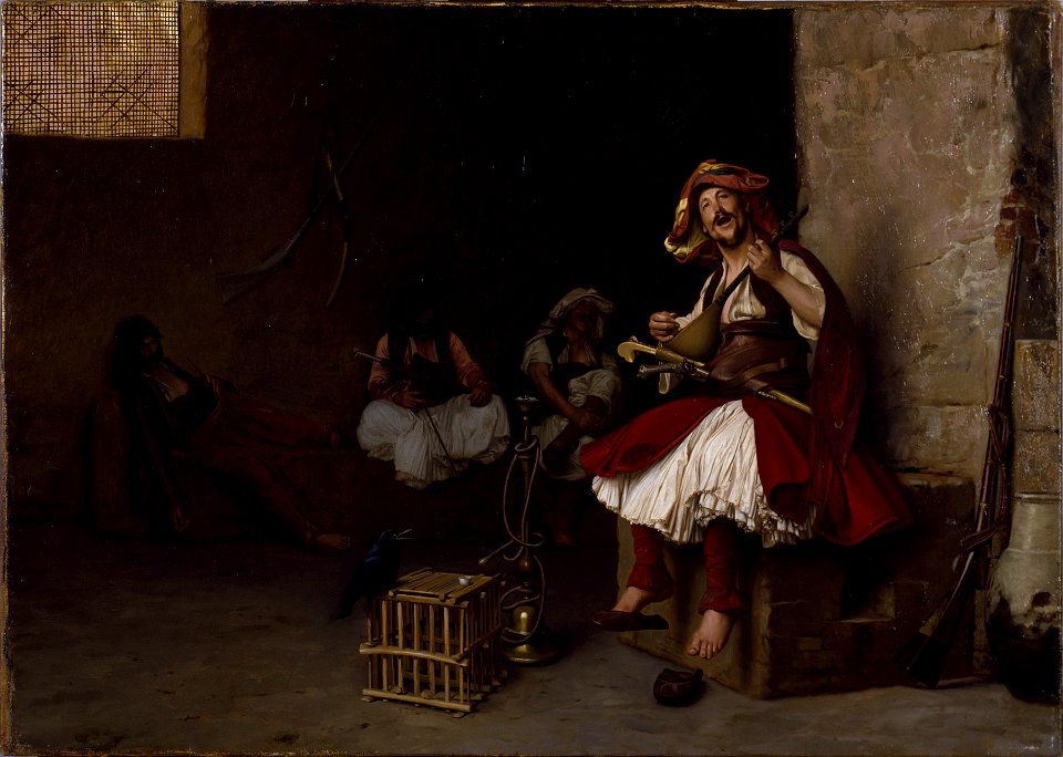 Jean-Léon Gérôme - Bashi-Bazouk Singing - Walters 37883