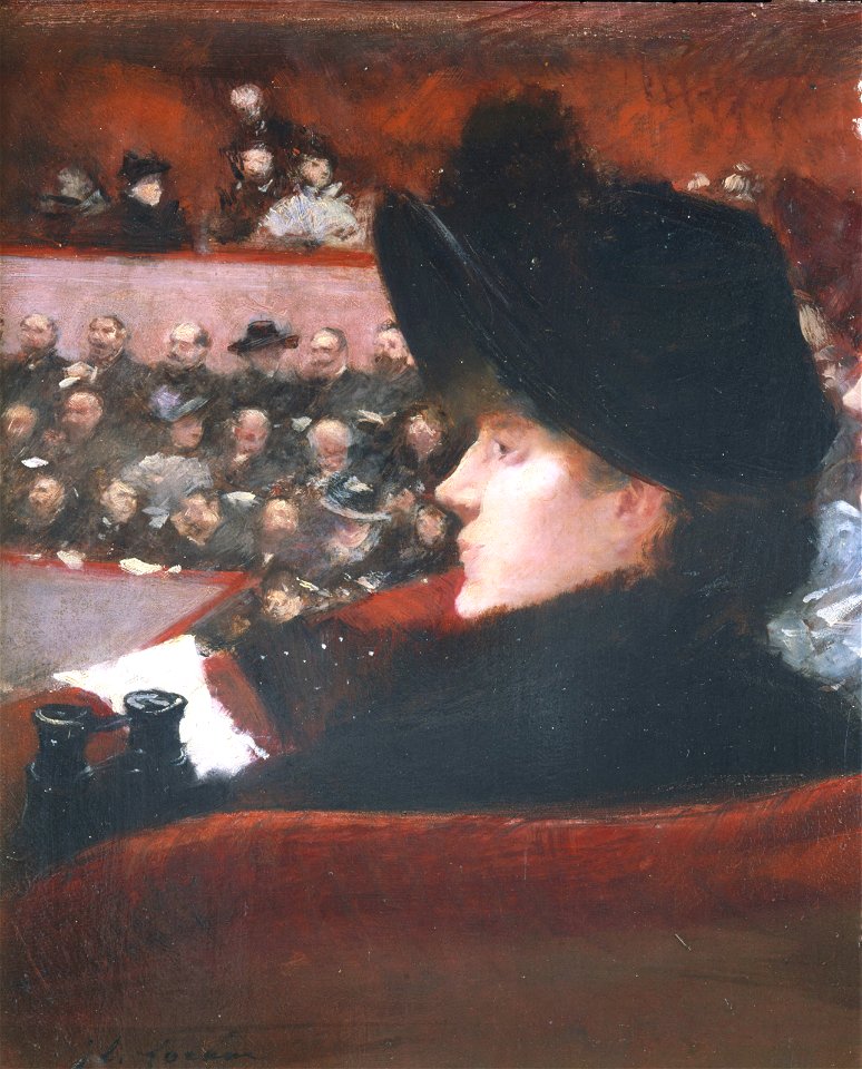 Jean-Louis Forain - La Loge - P1729 - Musée Carnavalet