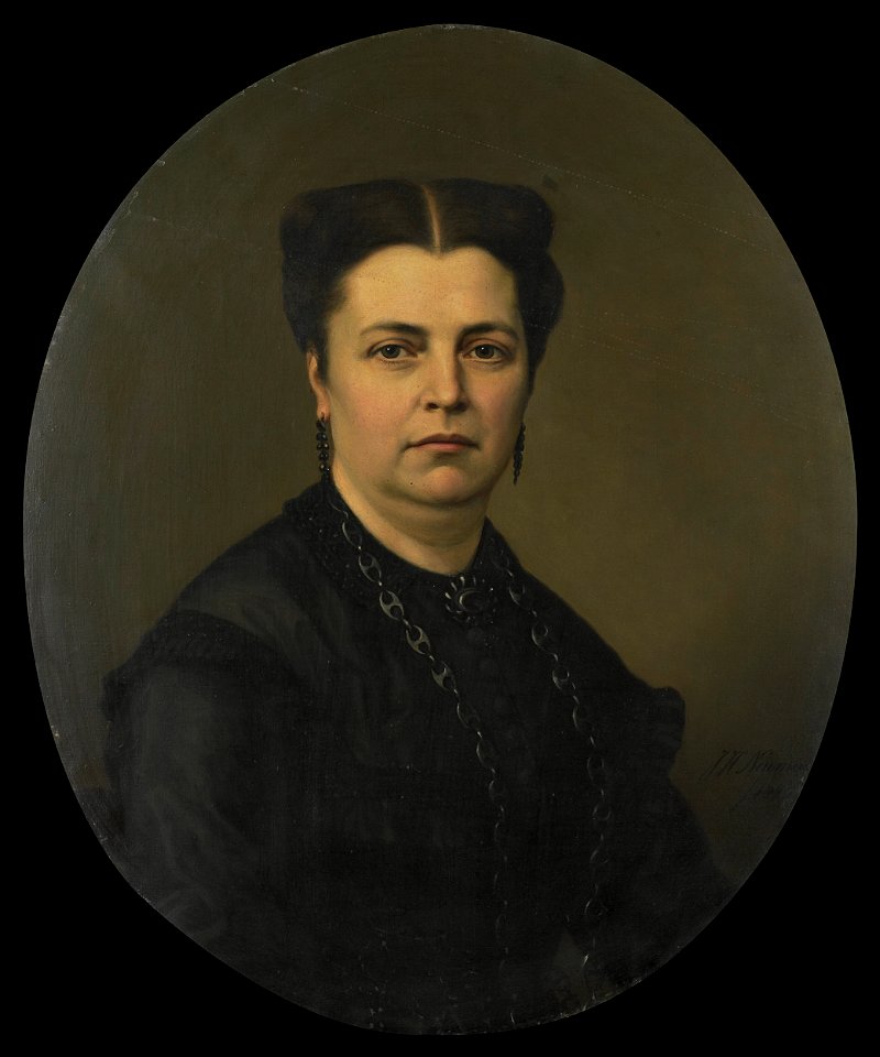 Jeanette Antoinette Pietermaat (1818-70). Echtgenote van Pieter Mijer Rijksmuseum SK-A-4160