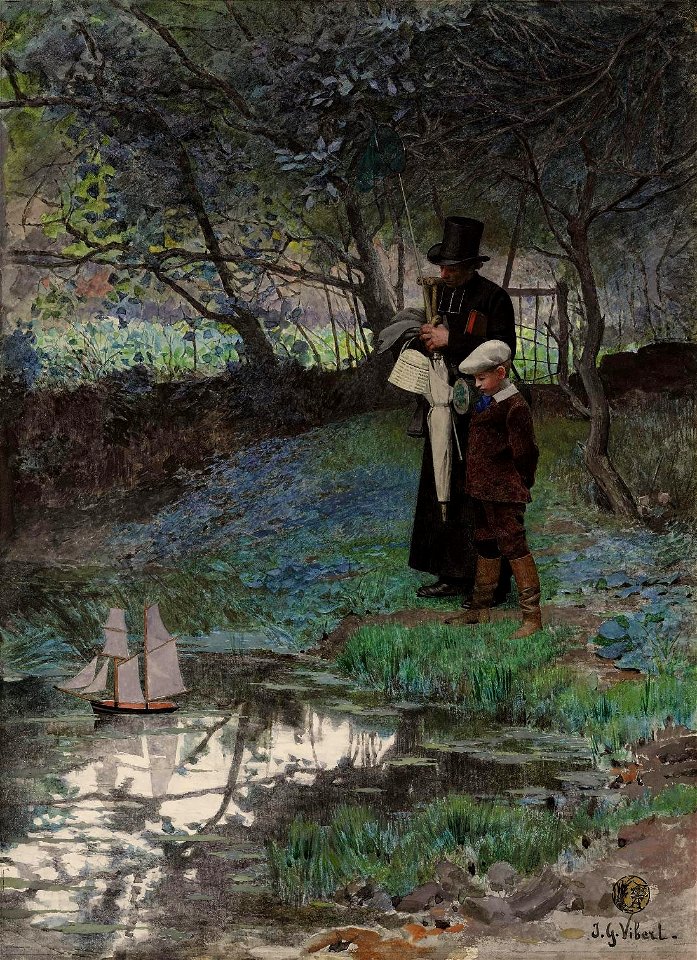 Jehan Georges Vibert - Calme Plat