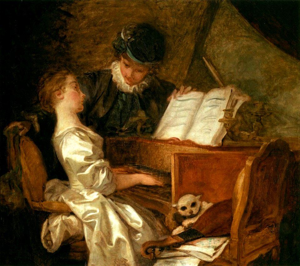 Jean-Honoré Fragonard - Music Lesson - WGA08067