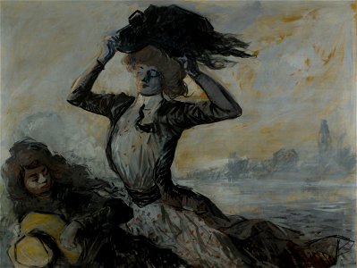 Jean-Louis Forain - Départ, le coup de vent - PPP881 - Musée des Beaux-Arts de la ville de Paris