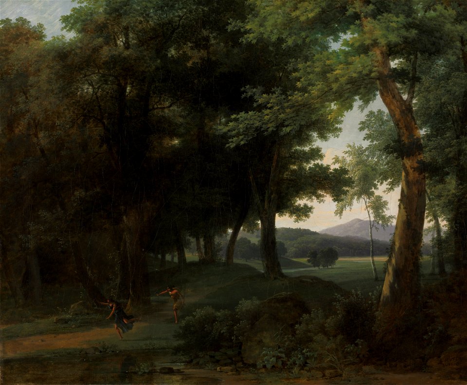 Jean-Victor Bertin - A Forest with Apollo and Daphne - 1975.77 - Cleveland Museum of Art
