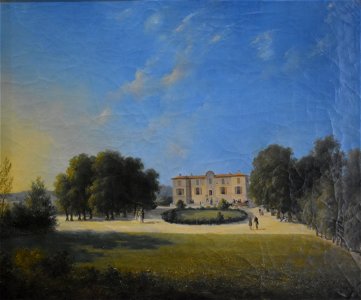 Jean-Louis Petit - Vue nord du parc et du Château de Foucaud 02