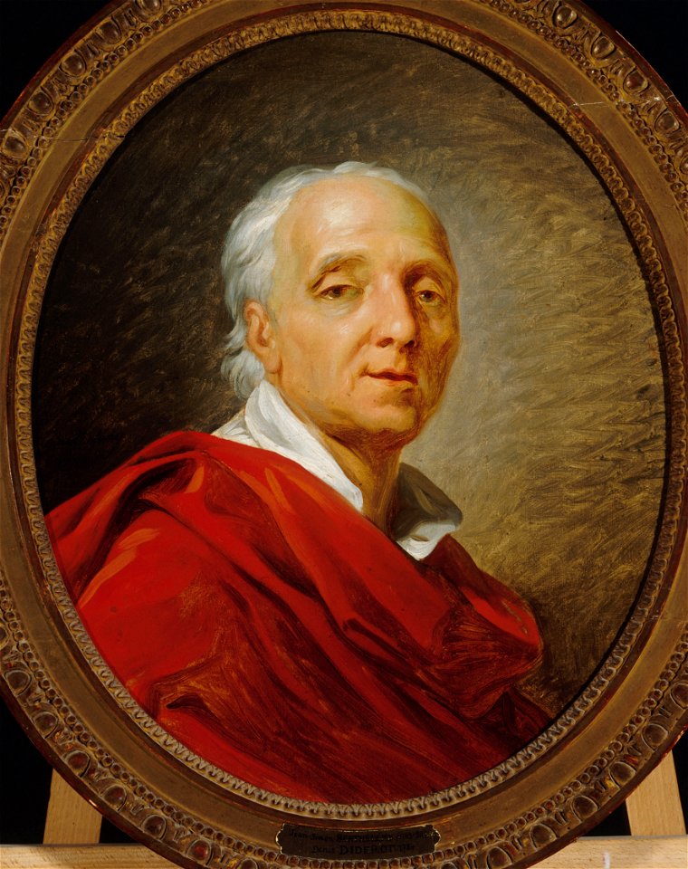 Jean-Simon Berthélémy - Portrait de Denis Diderot (1713-1784), écrivain et philosophe - P2082 - Musée Carnavalet